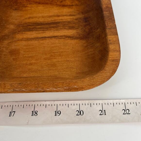 divided Rauli wood tray Villarrica Chile - Picture 6 of 8